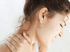 Ból osteochondrozy w szyi